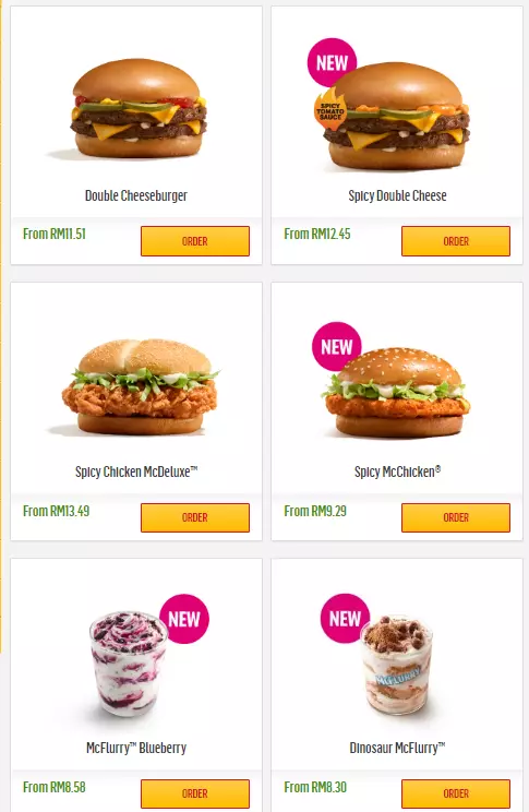 MCDONALD’S PROMOTIONS MENU PRICES