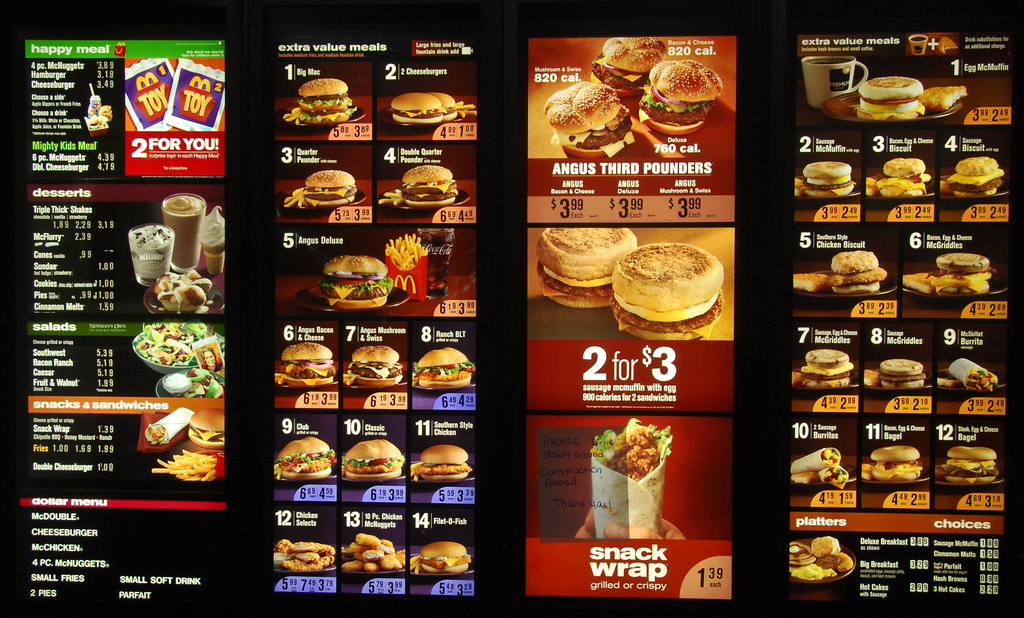 Mcdonals menu Malaysia prices