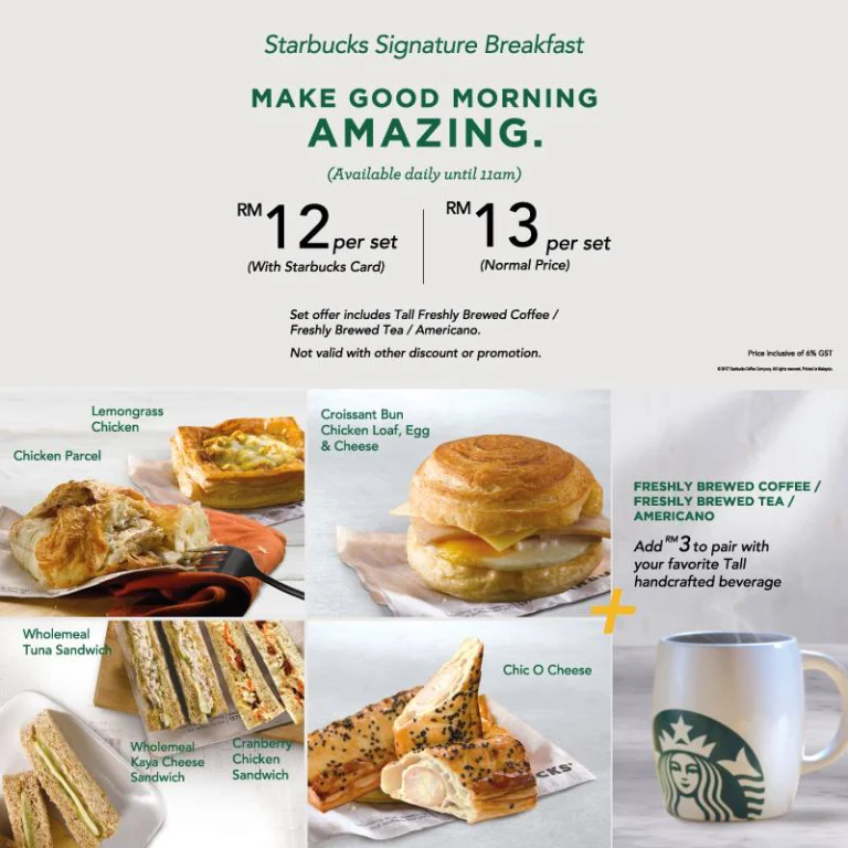 Starbucks Menu Malaysia & Latest Prices 2024