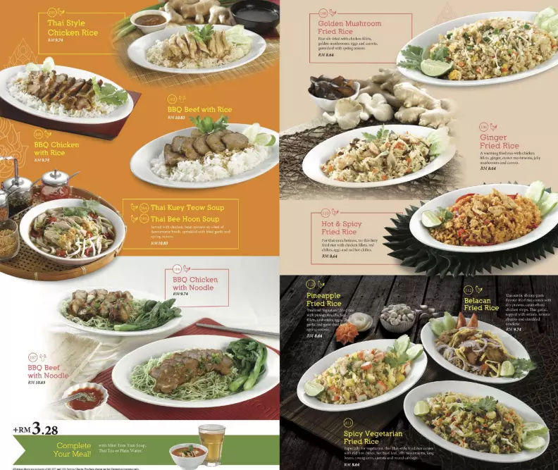 JOHNNY’S THAI FRIED RICE PRICES