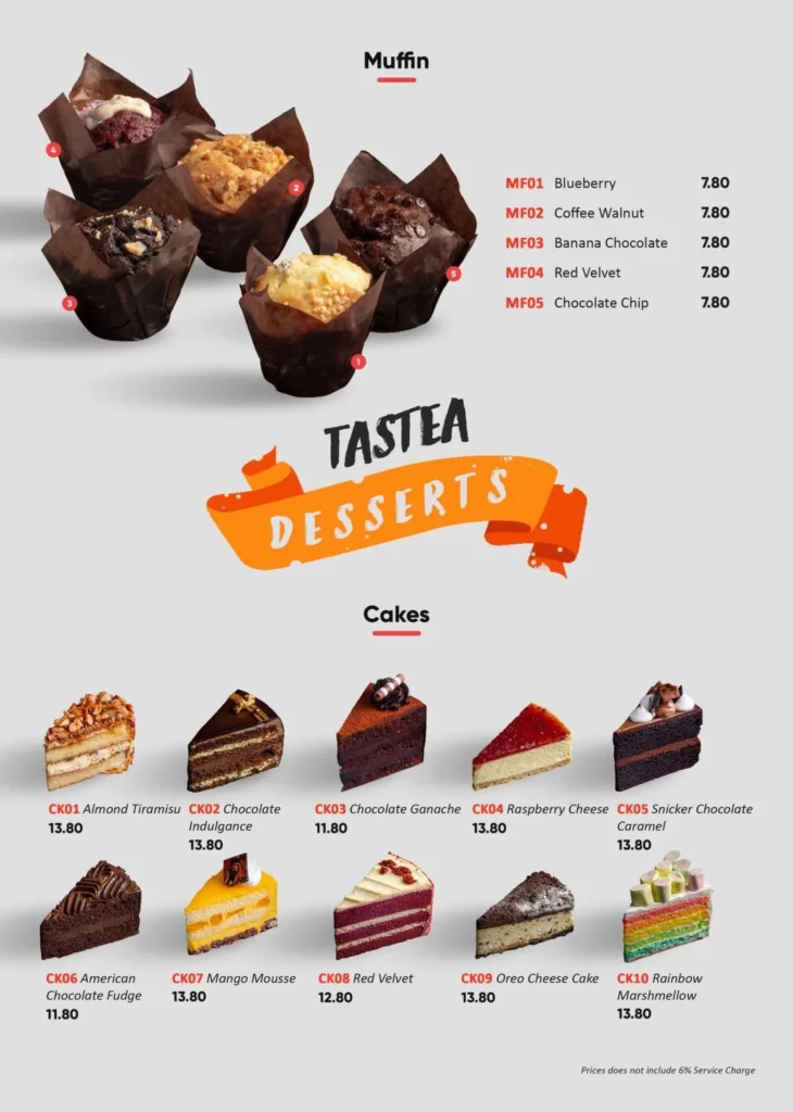 BIG TAS TEA DESSERTS PRICES