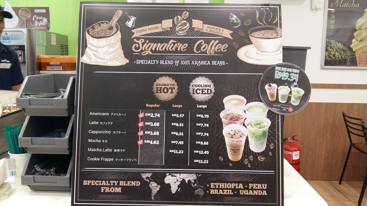 FamilyMart Menu Malaysia & Latest Prices 2024