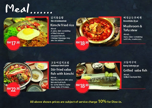 Oiso Korean Restaurant Menu Malaysia & Latest Prices 2024