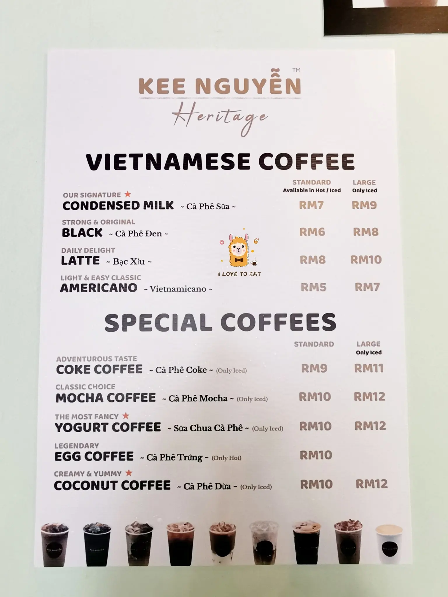 Kee Nguyen Menu Malaysia & Latest Prices FEBRUARY 2025