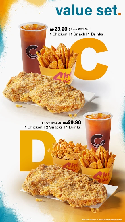 MENU CHICKILICIOUS SNACKS PRICES