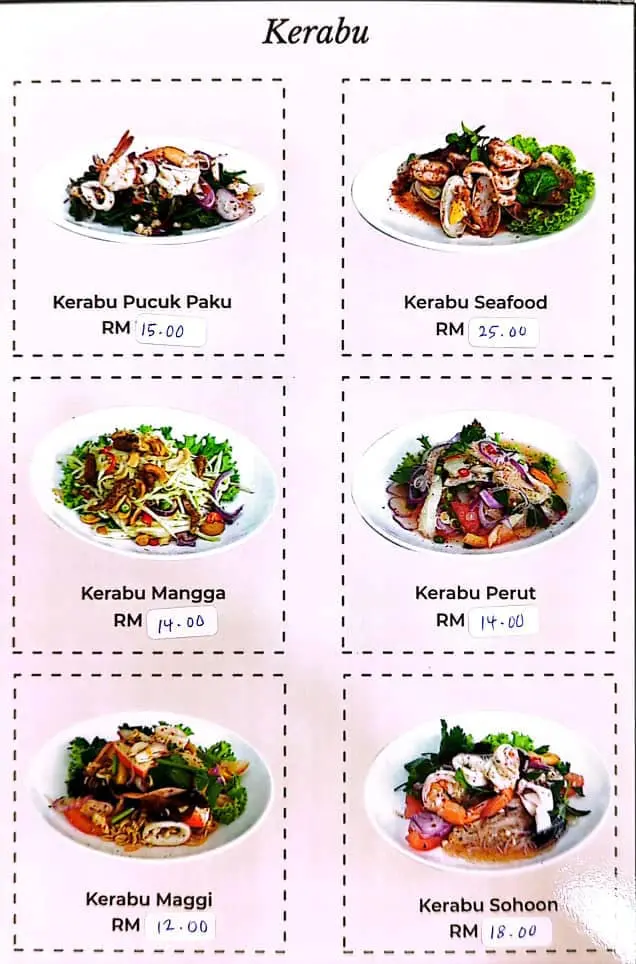 Alissara Menu