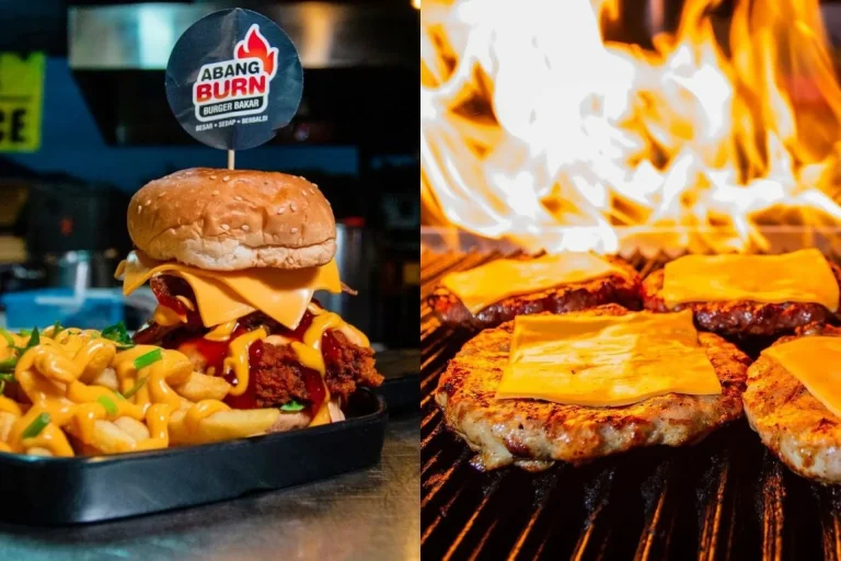 Burger Bakar Abang Burn Menu