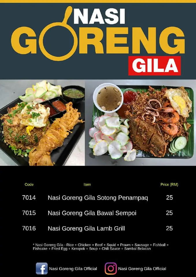 CHEESE BANJIR NASI GORENG PRICES