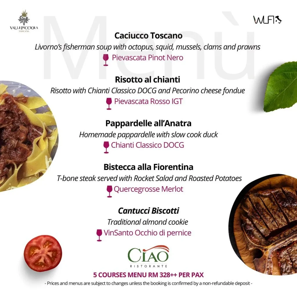 CIAO RISTORANTE SALAD PRICES