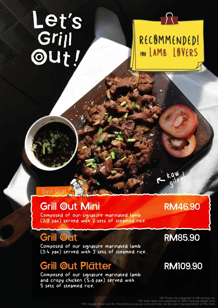 HOUSE OF KAMBING GRILLS PRICES