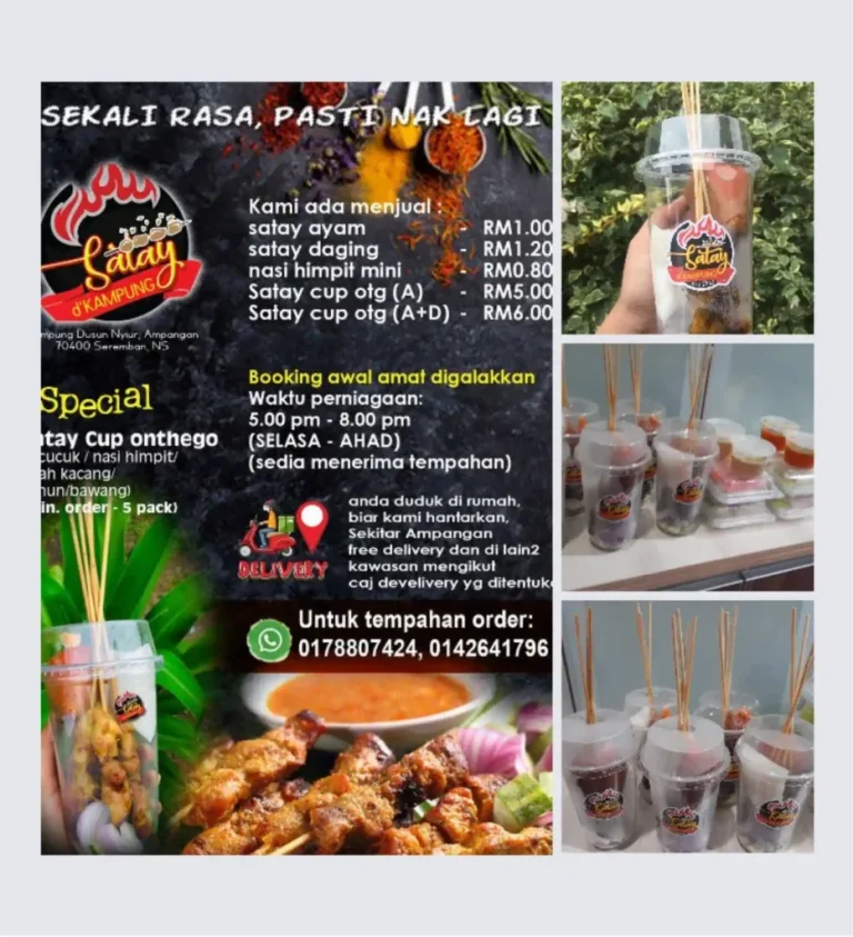 Satay D’Kampung Menu Malaysia & Latest Prices 2024