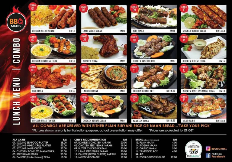 BBQ Nights Menu Malaysia & Latest Prices 2024