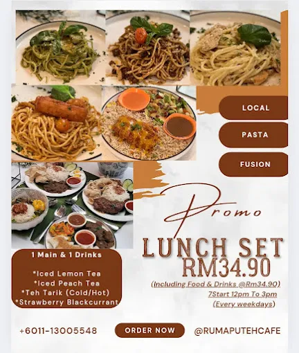 Ruma Puteh Menu Malaysia & Latest Prices FEBRUARY 2025