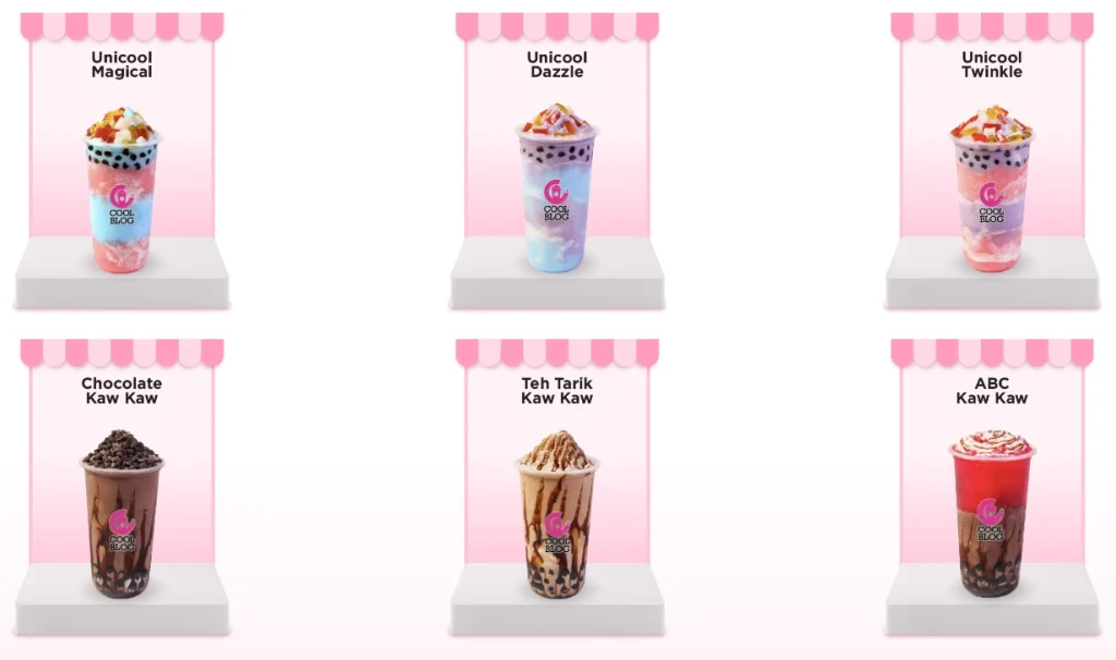 COOLBLOG SIGNATURES SMOOTHIES MENU WITH PRICES
