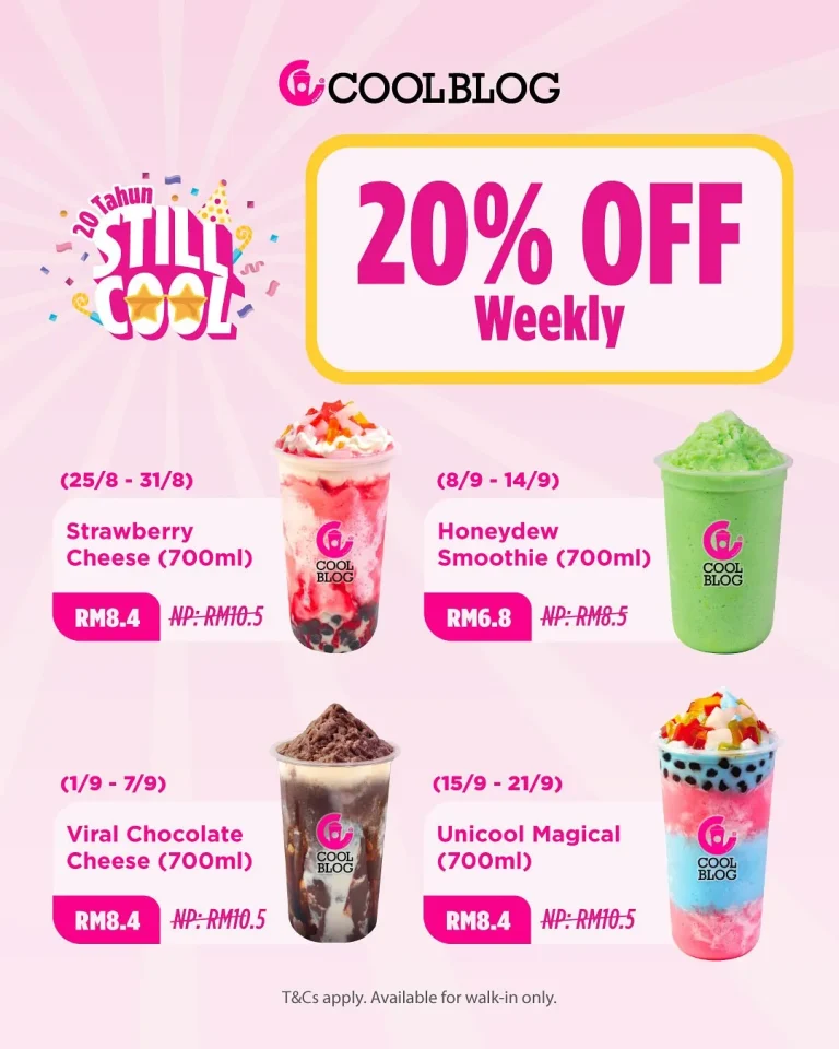 Coolblog Menu Malaysia & Latest Prices August 2025