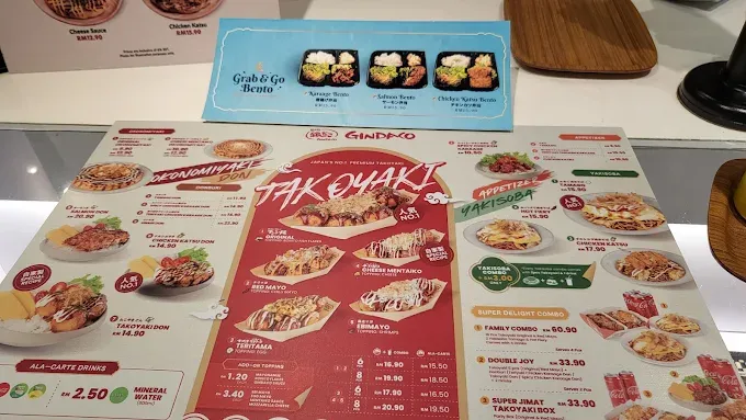 GINDACO TAKOYAKI PRICES