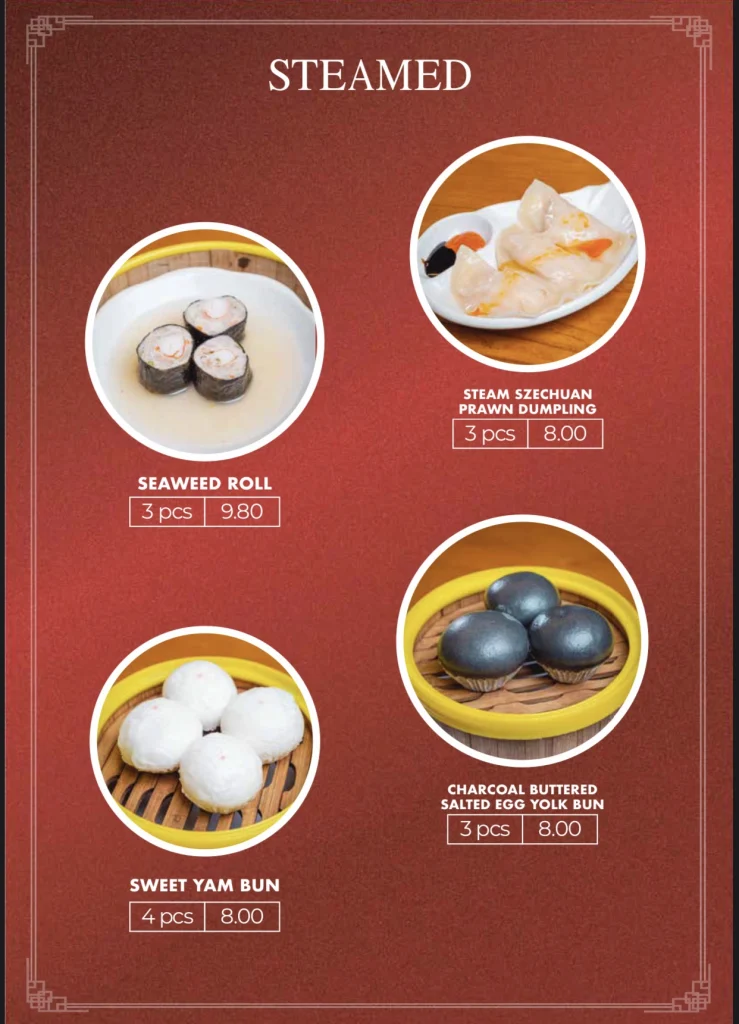HOMST DIMSUM STEAMED PRICES
