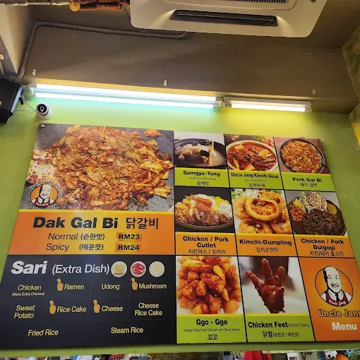 Uncle Jang Menu Malaysia & Latest Prices August 2025