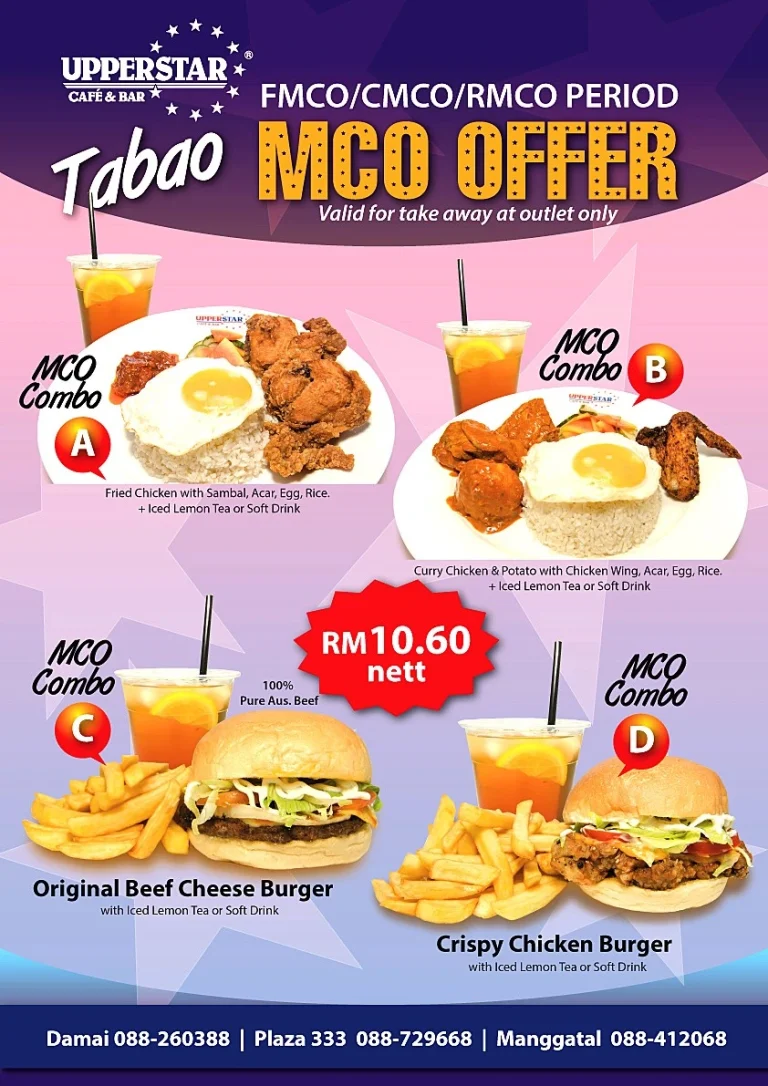 Upperstar Menu Malaysia & Latest Prices August 2025
