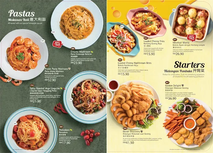 VIVO PIZZA PASTAS PRICES